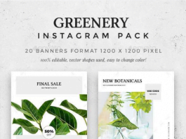 Greenery – Instagram Pack