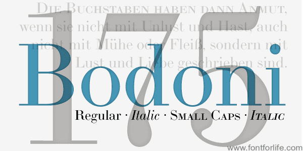 Bodoni Font