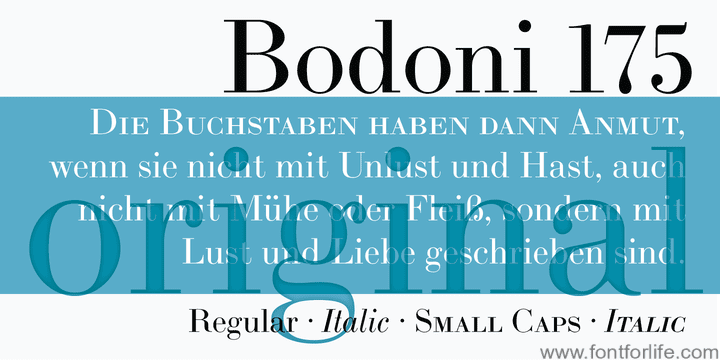 Bodoni Font