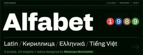 Alfabet Font Family