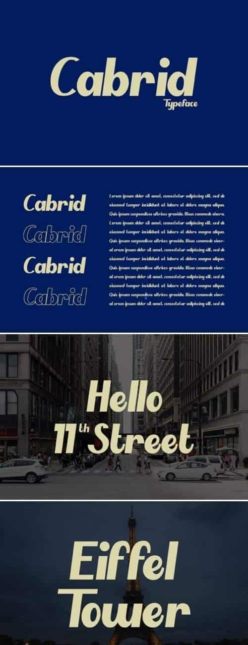 Cabrid Font