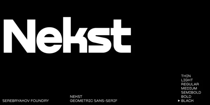 Nekst Font Family