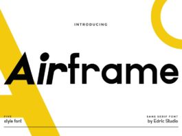 Airframe Font