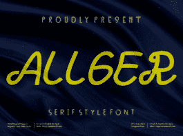 Allger Font