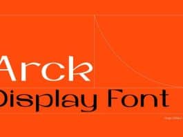 Arck Display Font