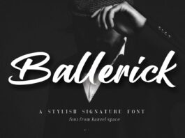 Ballerick Script Font