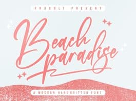 Beach Paradise Script Font