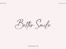 Better Smile Script Font