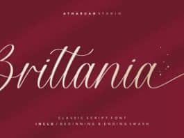 Brittania Calligraphy Font