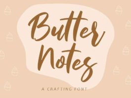 Butter Notes Font