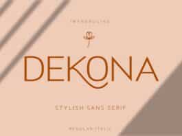 Dekona Font