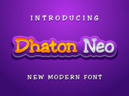 Dhaton Neo Font