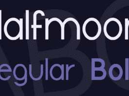 Halfmoon Font