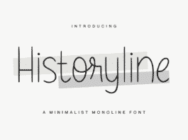 Historyline Handwritten Font