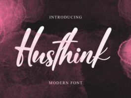 Husthink Font