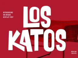 Loskatos Unique Display Font