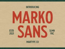 Marko Display Sans Font