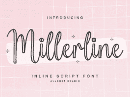 Millerline Script Font