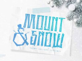 Mount and Snow Font