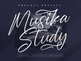 Musika Study Script Font