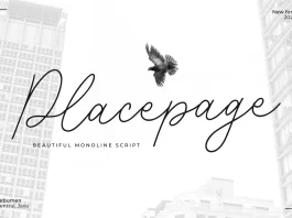 Placepage Handwritten Font