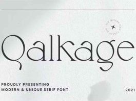 Qalkage Font