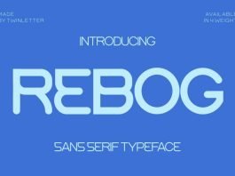 Rebog Font