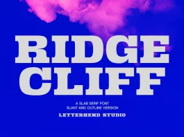 Ridge Cliff Font