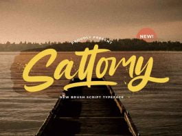 Sattomy - Handwritten Font