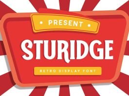 Sturidge Font