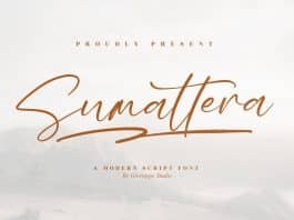 Sumattera Script Font