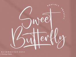 Sweet Butterfly Script Font