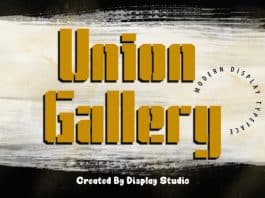 Union Gallery Font