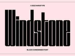 Windstone Display Font