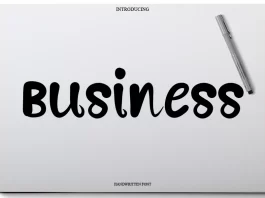 Business Script Font