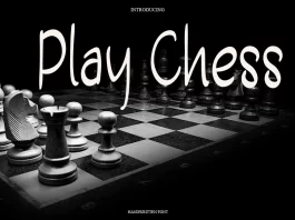 Play Chess Font