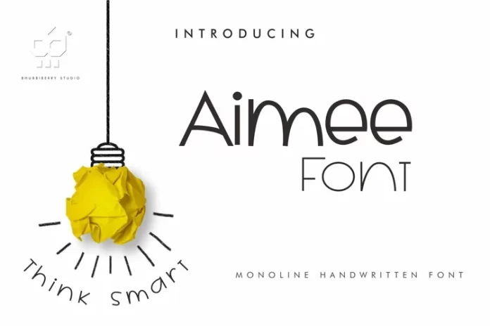 Aimee - Monoline Handwritten Font