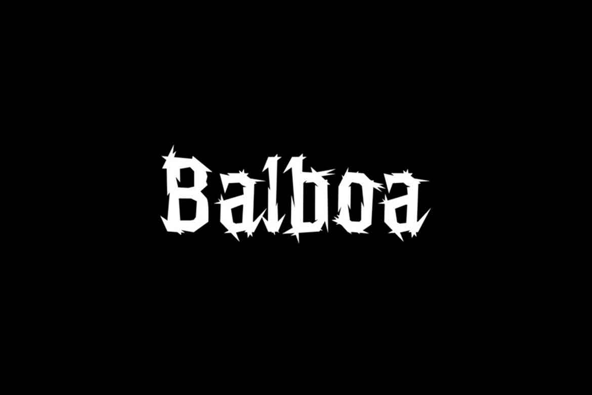 Balboa Font - fontforlife.com