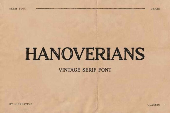 Hanoverians Font