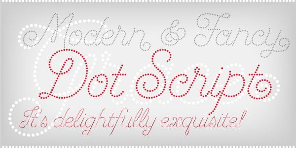 Dot Script Font