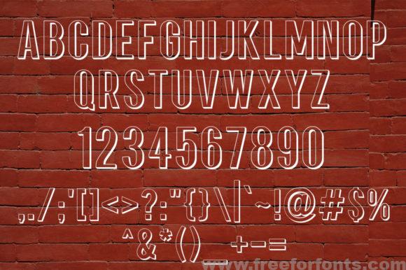 Sigaro 3D Font - fontforlife.com