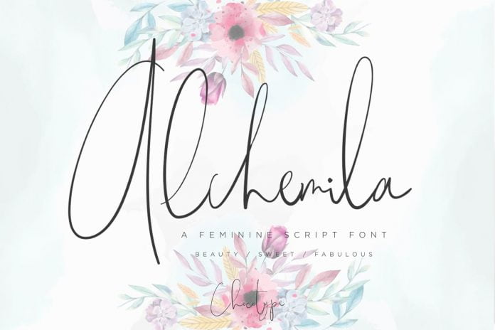 Alchemila Script Font