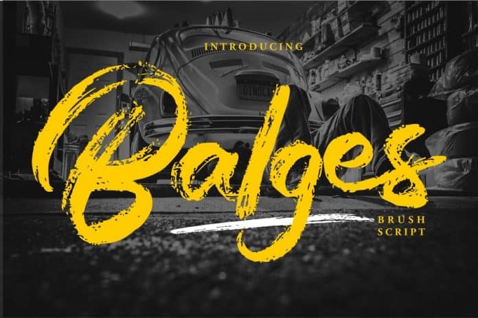 Balges - Decorative Brush Script Font