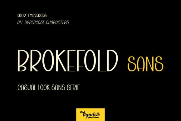 Brokefold Sans Font