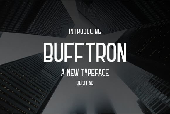 Bufftron Font