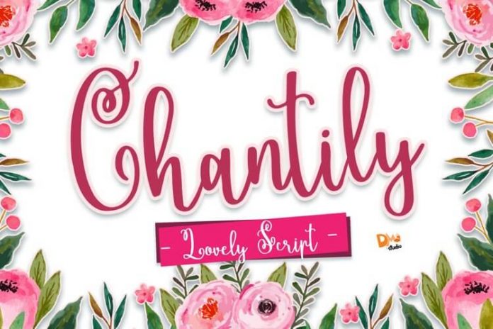 Chantily - Lovely Script Font