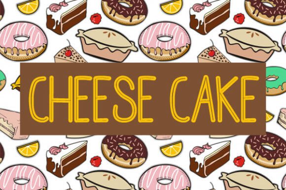 Cheese Cake Font