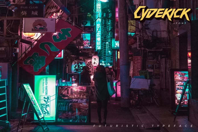 Cydekick - Futuristic Font