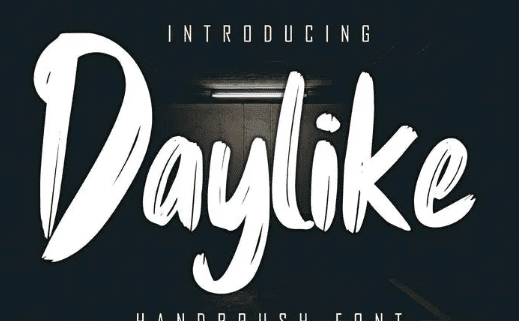 Daylike Handbrush Font