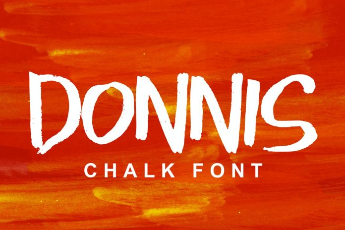 Donnis Chalk Font